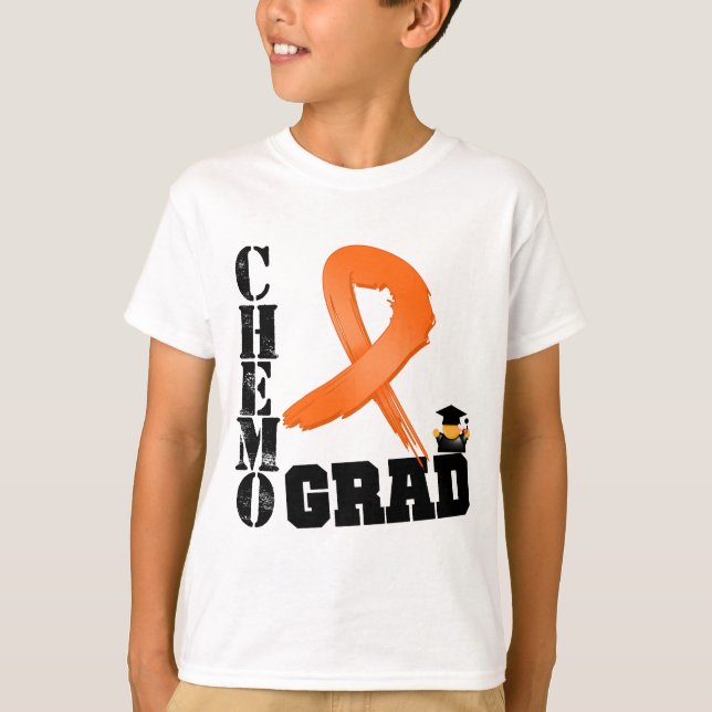 Leukemia akademikra Chemo T Shirt (Framsida)