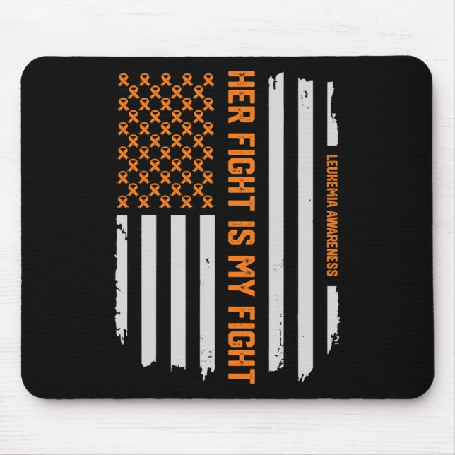 Leukemia Awareness American Flagga Tee Gift Musmatta (Framsidan)