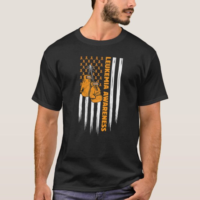 Leukemia Awareness Apparel Present For Leukemia Fi T Shirt (Framsida)
