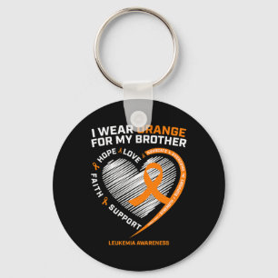 Leukemia Awareness Brother Kids Leukemia Awarenes Nyckelring
