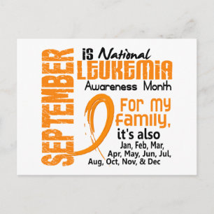 Leukemia Awareness Month Vykort