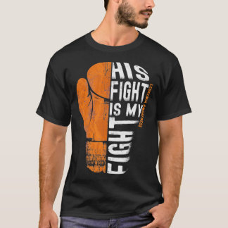 Leukemia Awareness Orange Boxing Glove T Shirt