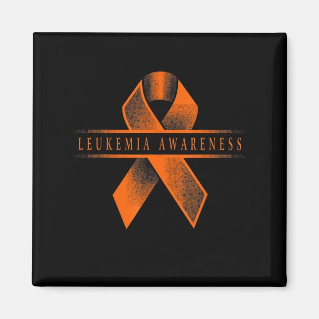 Leukemia Awareness Ribbon Magnet (Framsidan)