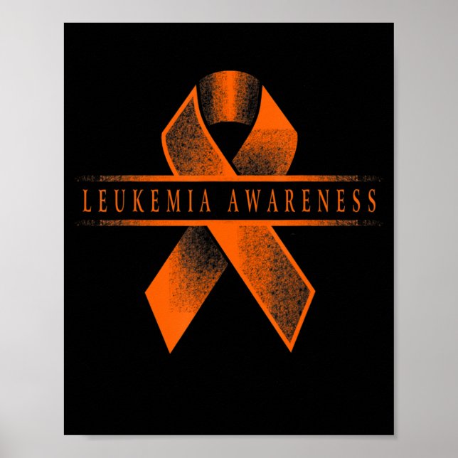 Leukemia Awareness Ribbon Poster (Framsidan)