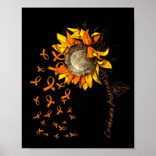 LEUKEMIA Awareness Solros Poster