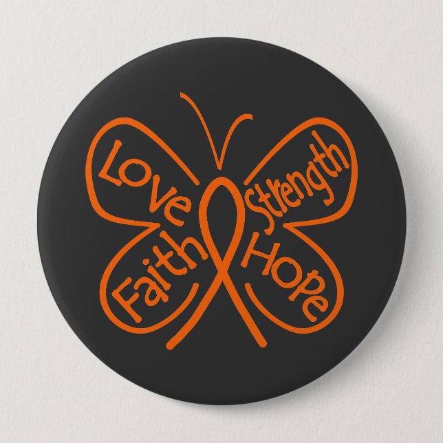 Leukemia Butterfly Inspiring Ord Knapp (Framsida)