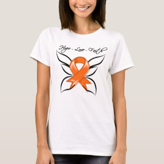 Leukemia Cancer Hope Kärlek Faith T Shirt