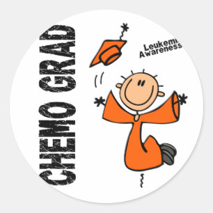 Leukemia CHEMO GRAD 1 Runt Klistermärke