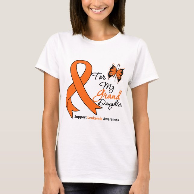 Leukemia - för min sondotter t-shirt (Framsida)