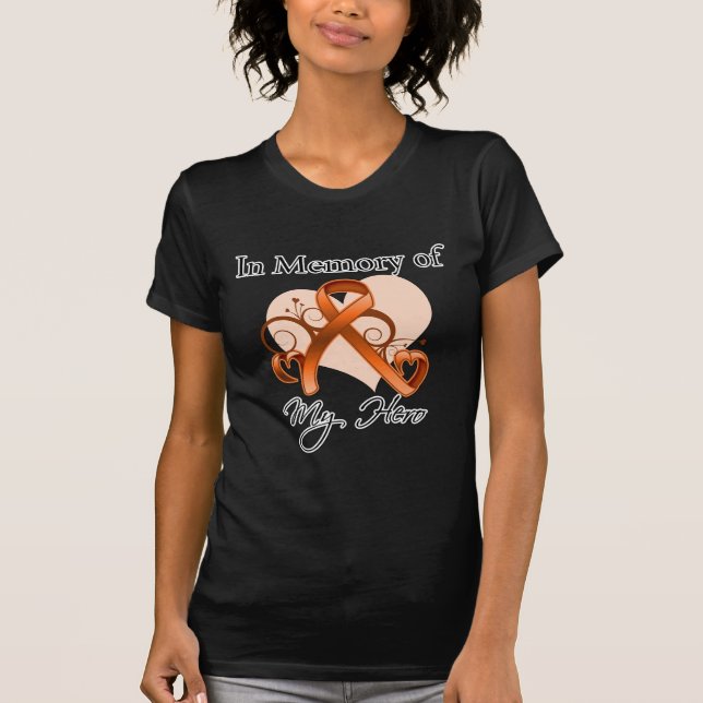 Leukemia i minne av min hjälte t-shirt (Framsida)