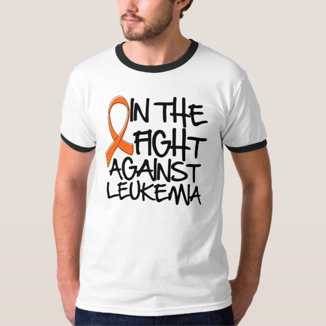 Leukemia - i slagsmål tee (Framsida)