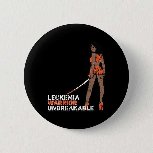 Leukemia Krigare Obrytbar Blodcancer Medvetenhet Knapp (Framsida)
