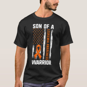 Leukemia Mamma Pappa för pojkar son till krigsförb T Shirt