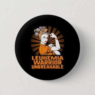 Leukemia Medeness Strong Warrior Woman Orange Rib Knapp