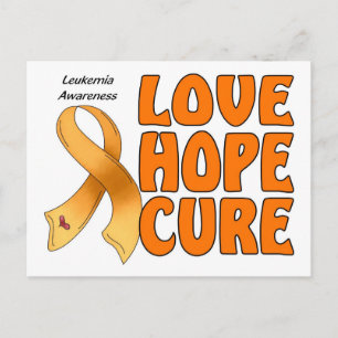 Leukemia Medvetenhet Vykort