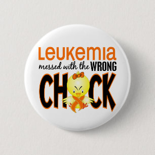 Leukemia röra med den fla chicken knapp