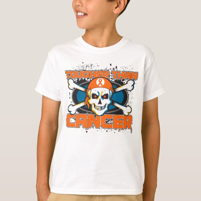 Leukemia som är mer tuff än cancerskallen t shirt (Framsida)