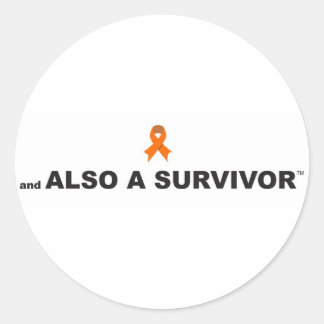 Leukemia Survivor Sticker Runt Klistermärke