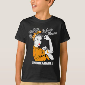 Leukemia Warrior Obrytable Awareness Gift T Shirt