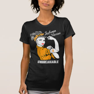 Leukemia Warrior Obrytable Awareness Gift Tee