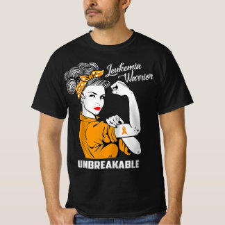 Leukemia Warrior Obrytable Awareness Gift Tee