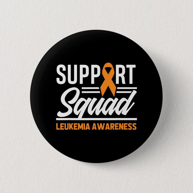 Leukemia Warrior Support Squad Leukemia Cancer Awa Knapp (Framsida)