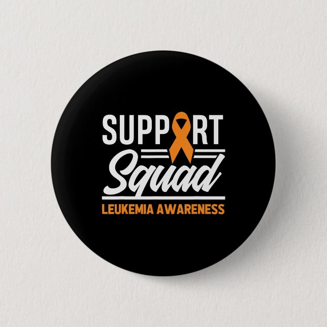Leukemia Warrior Support Squad Leukemia Cancer Awa Knapp (Framsida)