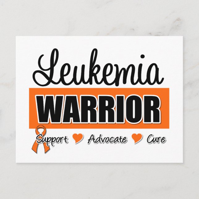 Leukemia Warrior Vykort (Framsida)