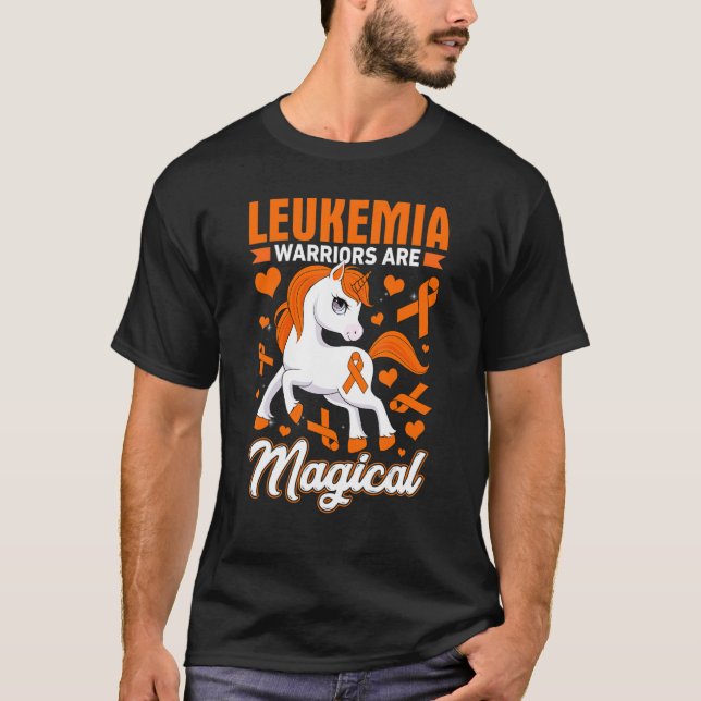 Leukemia Warriors Are Magical Awareness Month Unic T Shirt (Framsida)