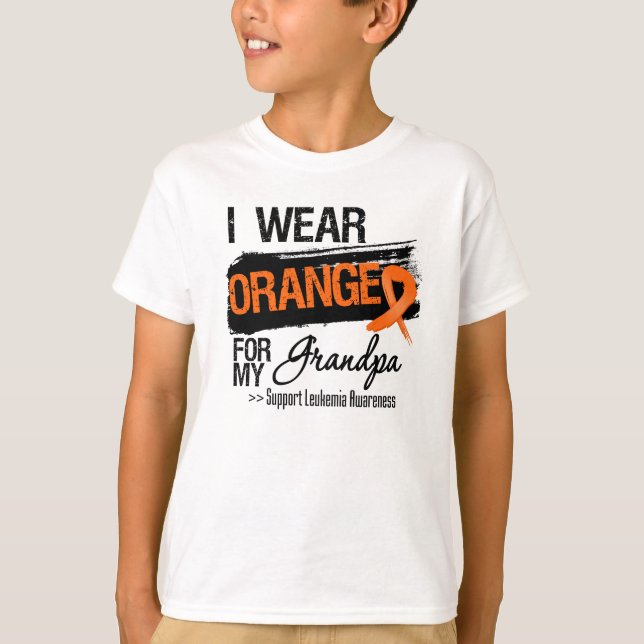 Leukemiaband för min morfar tee (Framsida)