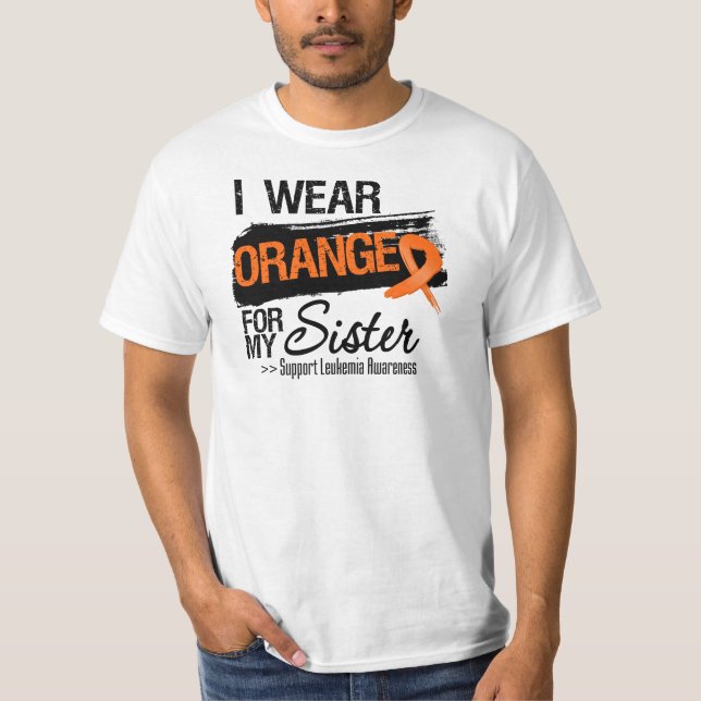Leukemiaband för min syster t shirt (Framsida)