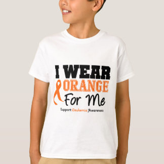 Leukemiaen ha på sig jag orangen för mig t-shirt