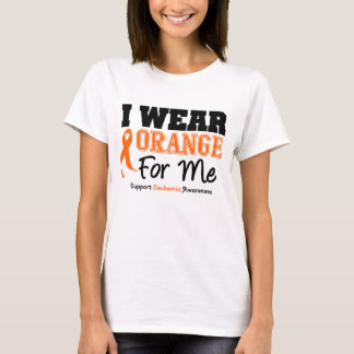 Leukemiaen ha på sig jag orangen för mig t-shirt
