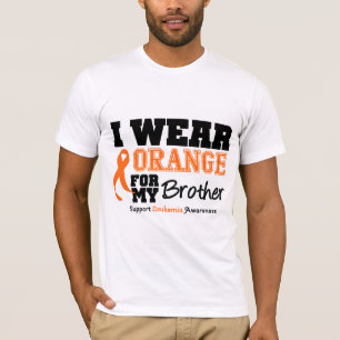 Leukemiaen ha på sig jag orangen för min broder tee