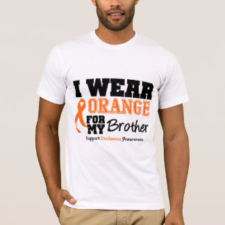 Leukemiaen ha på sig jag orangen för min broder tee