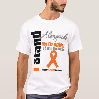 Leukemiaen står jag tillsammans med min dotter t shirt