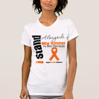 Leukemiaen står jag tillsammans med min syster t-shirt