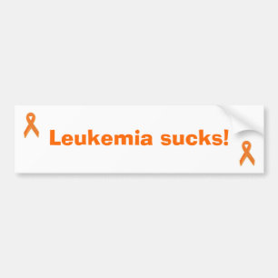 Leukemiaen suger! bildekal