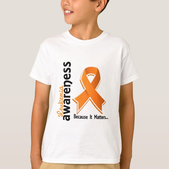 Leukemiamedvetenhet 5 tröja (Framsida)