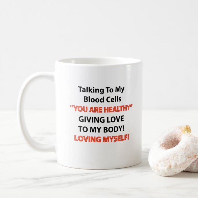 Leukemiamedvetenhet Överlevare Kaffemugg (Med munk)