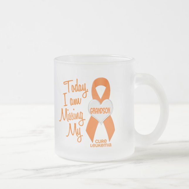 Leukemiasaknad min sonson 1 frostad glasmugg (Höger)