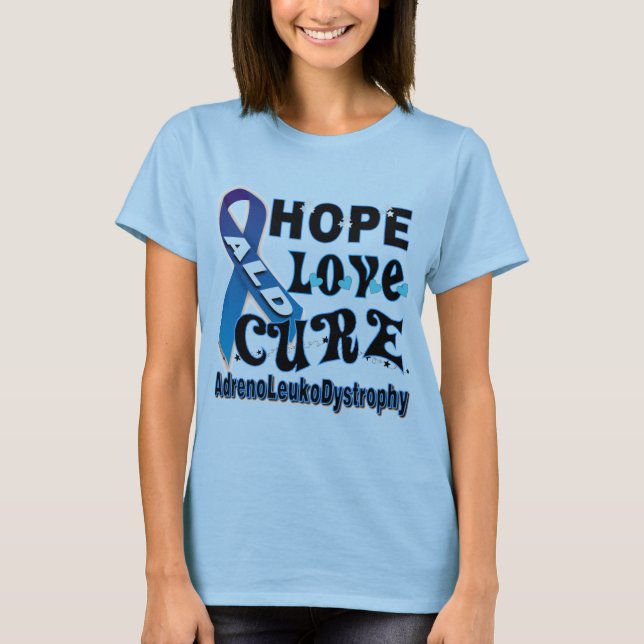 Leukodystrophy medvetenhetT-tröja ALD T-shirt (Framsida)