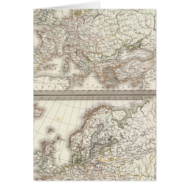 L'Europe 800, 1500 Hälsningskort (Framsidan)