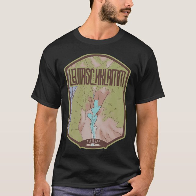 Leutaschklamm � Tyskland T Shirt (Framsida)