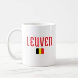 LEUVEN Belgium Flagga Kaffemugg