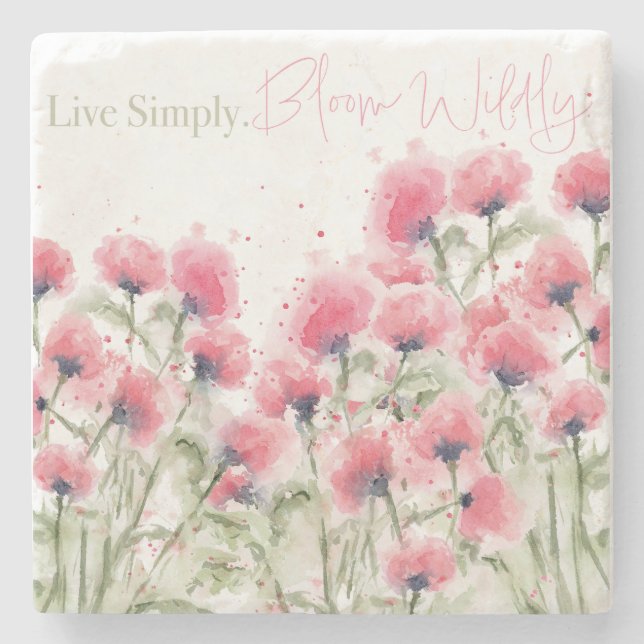 Lev bara. Bloom Wilely Stenunderlägg (Framsidan)