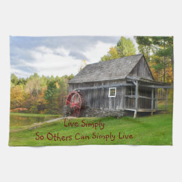 Lev bara gammal Mill Kökshandduk