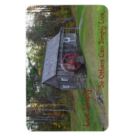 Lev bara gammal Mill Magnet