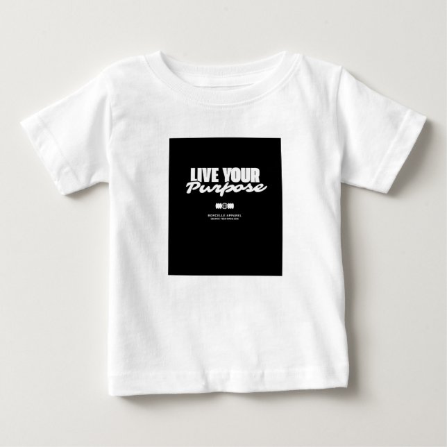 Lev bra ditt syfte t shirt (Framsida)