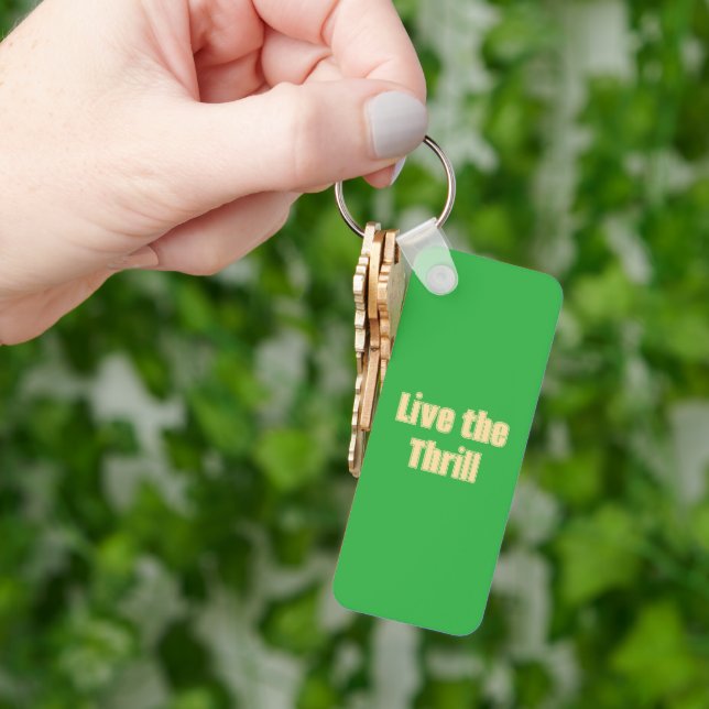 Lev den trillande akrylnyckelkedjan nyckelring (Hand)